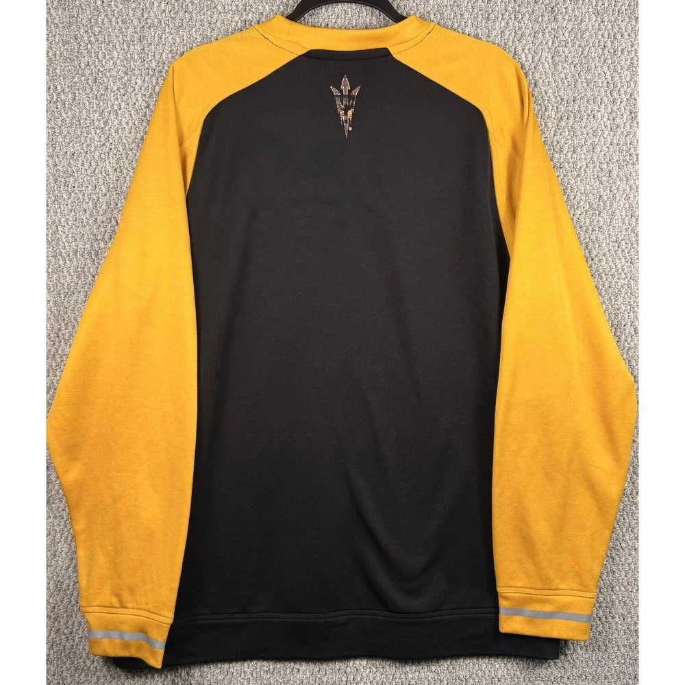 Adidas Arizona State Sun Devils Pullover L Black Gold NCAA ASU Fan Gear